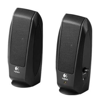 Колонки Logitech S-120 Пластик black