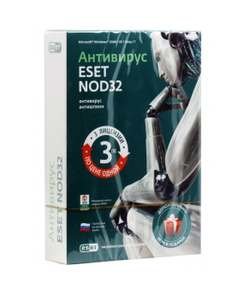 Антивирус ESET NOD32, на 12 мес, на 3ПК+ Bonus