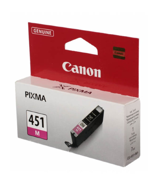 Картридж Canon CLI-451M пурпурный iP7240,MG6340, MG5440, MX924