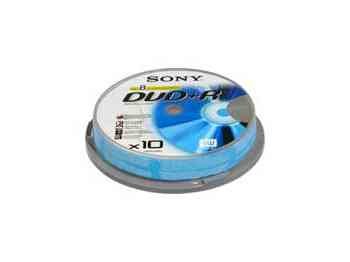 Диск DVD-R Sony, 16x (10 шт.), Cake Box