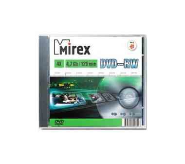 Дик DVD-RW Mirex, 4x (1 шт.), Slim Case