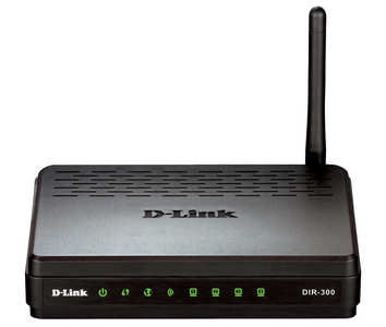 Беспроводной интернет шлюз D-Link DIR-300/NRU, 802.11g, с 4 ports