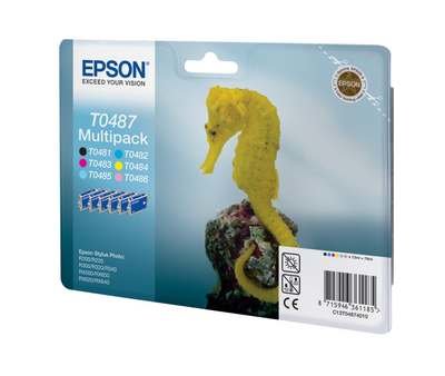 Картридж Epson T0487 (C13T04874010) Multipack 6 картриджей