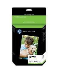 Картридж HP 177 Q7967HE комплект 6 шт+ 150 л фотобумага 10х15 см