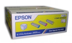 Тонер-картридж Epson C13S050289  комплект 3 шт. CMY