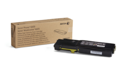 Тонер картридж Xerox 106R02235 yellow  Ph6600/WC6605 6000c