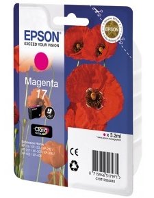 Картридж Epson C13T17034A10 Magenta T1703 для XP-33/103/203/207/303/306/406