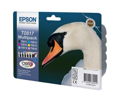 Картридж Epson T0817 ( C13T08174A10/ C13T11174A10 ) Multipack