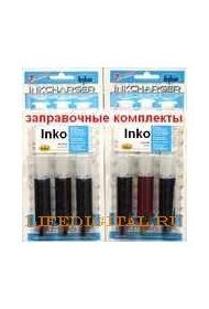 Заправочный коплект INKO HP 129/130/131/132/140 pigment, чёрный (3 шт. x 20 мл.)