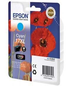 Картридж Epson C13T17124A10 Cyan T1712 для XP-33/103/203/207/303/306/406 повышенной емкости