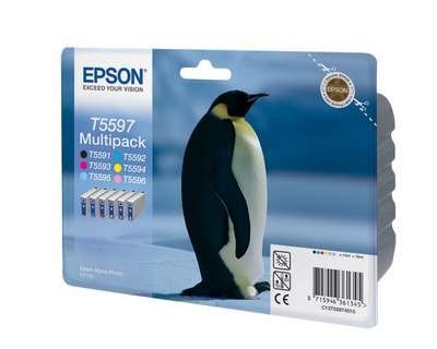 Epson T5597 (C13T55974010) комплект 6 цветов, Multipack