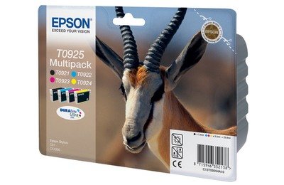 Картридж Epson T0925 ( C13T09254A10/ C13T10854A10 ) комплект 4 цвета, multipack