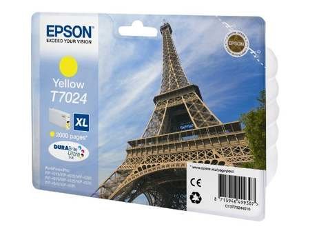 Картридж Epson C13T70244010 XL Yellow для Epson WP 4000/4500 Series