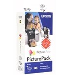 Epson Picture Pack T5570  (C13T557040BD) картридж+135л. фотобумаги