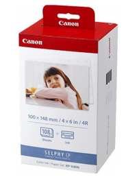 набор бумаги и цветных красителей Canon KP-108IP/KP-108IN