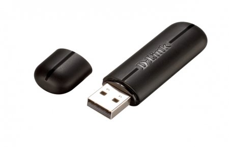 Беспроводной адаптер  D-Link DWA-125,  802.11g+,  USB