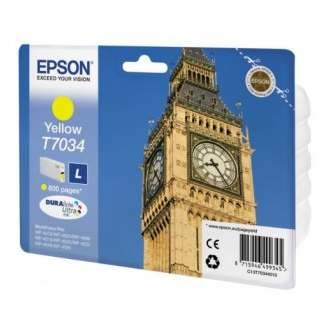 Картридж Epson C13T70344010 L Yellow для Epson WP 4000/4500 Series