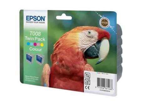 Epson T008 двойной       (C13T00840310) color