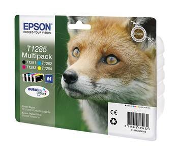 Картридж Epson T1285 ( C13T12854010 ) комплект 4 цвета