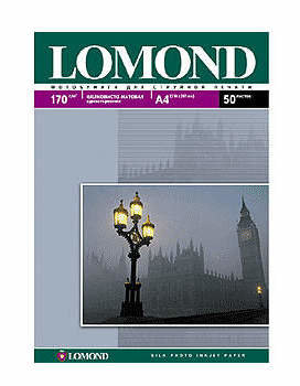 LOMOND 0102060 односторонняя шелковисто-матовая А-4 170 г/м2. 50л