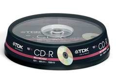 CD-R 700Mb TDK 52x CakeBox (10шт)