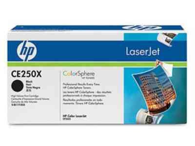 Картридж HP Color LaserJet CE250X чёрный