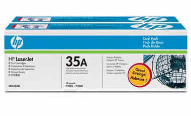 Картридж HP CB435AD Black для LaserJet P1005 / P1006  двойная упаковка