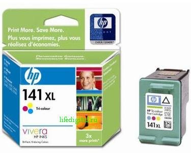 Картридж HP 141XL (CB338HE) цветной