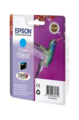 Картридж Epson T0802 (C13T08024010) голубой