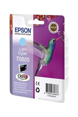 Картридж Epson T0805 (C13T08054010) светло-голубой