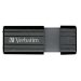 USB Flash 16Gb Verbatim PinStripe Black 49063