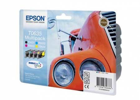 Epson T0635 (C13T06354A10) Multipack комплект 4 картриджа