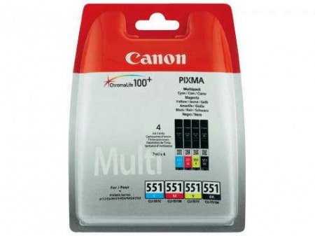Картридж CANON CLI-451 C/M/Y/BK комплект для PIXMA iP7240, MG5440/6340