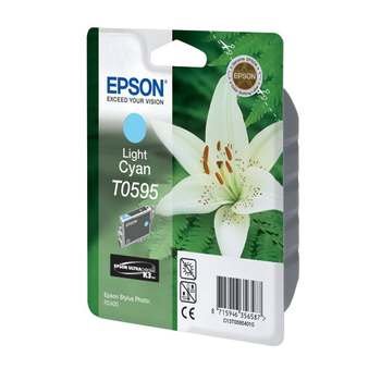 Epson T0595  для Stylus Photo R2400 светло-синий